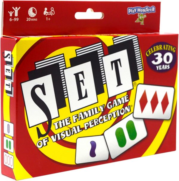 SET Enterprises SET - The Family Card Game of Visual Perception - Race to Find The Matches
